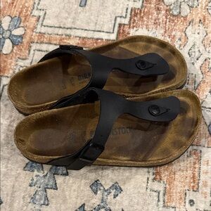 Birkenstock Black and Brown Giezh  Sandals size 38